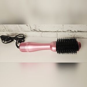 GEM 1100W Hot Air Brush Blow Dryer Volumizer Pink